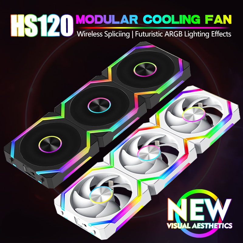 Pc Gaming Ff - JUMPEAK HS120 Halo ARGB Wentylator Chłodzący