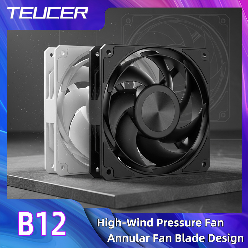 Pc Gaming Ff - Wentylator chłodzący procesor TEUCER 120mm, wysokowydajny,