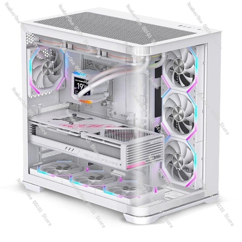 Pc Gaming Cafe - Zakrzywiona obudowa ATX PC z hartowanego