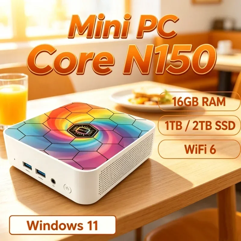 MINI PC Intel N150 Windows 11  – Pc Gaming Cafe recenzja i cena