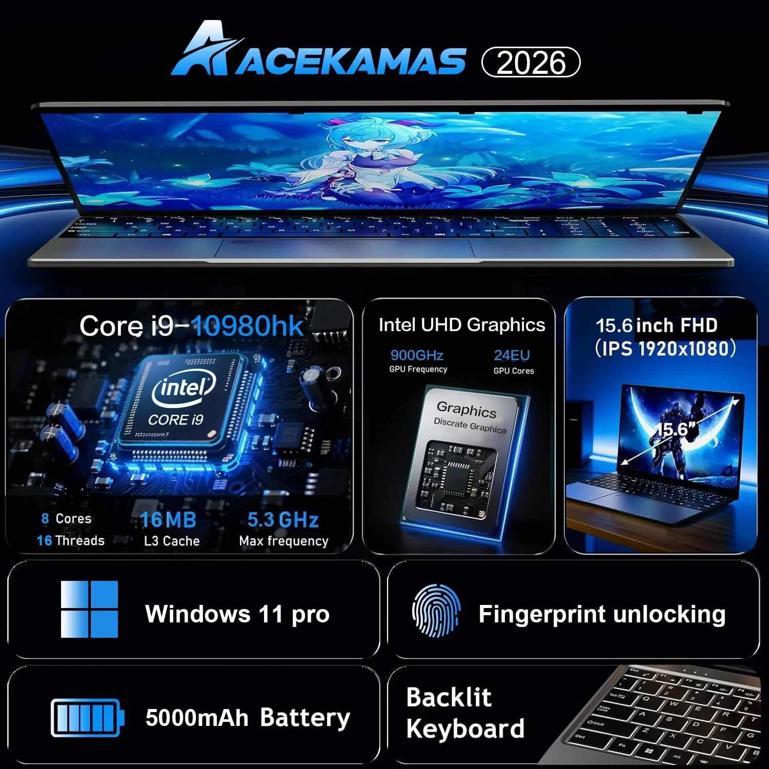 15,6-calowy przenośny laptop z – Pc Gaming Ddr4 recenzja i cena